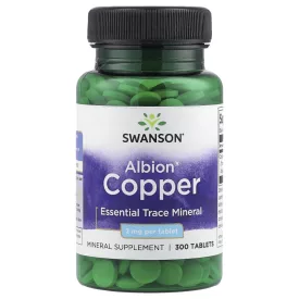 SWANSON Réz-biszglicinát 2 mg / 300 tabletta