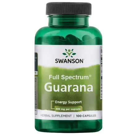 SWANSON Guarana 500 mg / 100 db kapszula