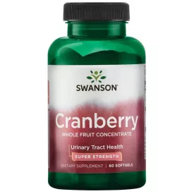   SWANSON Tőzegáfonya / Vörösáfonya koncentrátum 420 mg (12:1 koncentrátum) / 60 db lágyzselatin kapszula
