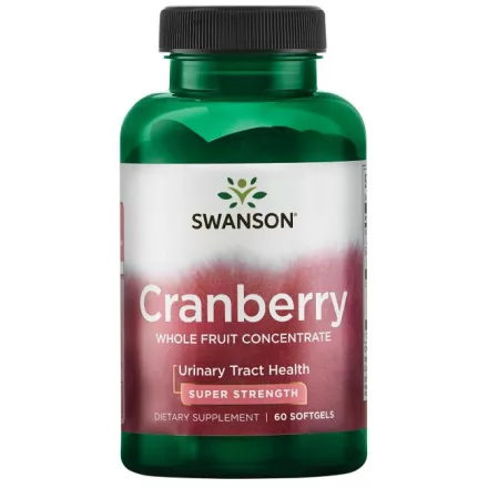 SWANSON Tőzegáfonya / Vörösáfonya koncentrátum 420 mg (12:1 koncentrátum) / 60 db lágyzselatin kapszula
