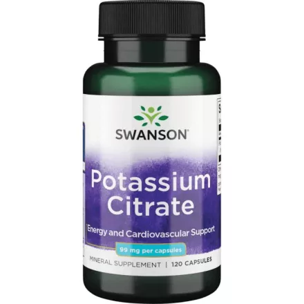 SWANSON Kálium-citrát 99 mg / 120 db kapszula