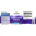 SWANSON Kálium-citrát 99 mg / 120 db kapszula