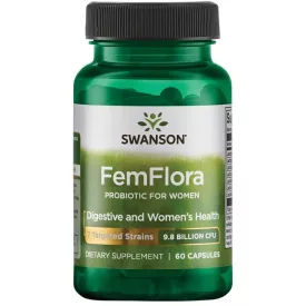   SWANSON FemFlora probiotikum nőknek 7 törzs / 9,8 milliárd CFU / 60 db kapszula