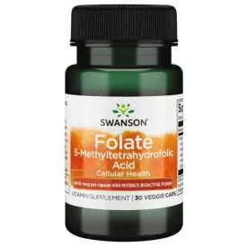 SWANSON Folát 800µg (30 kapszula)