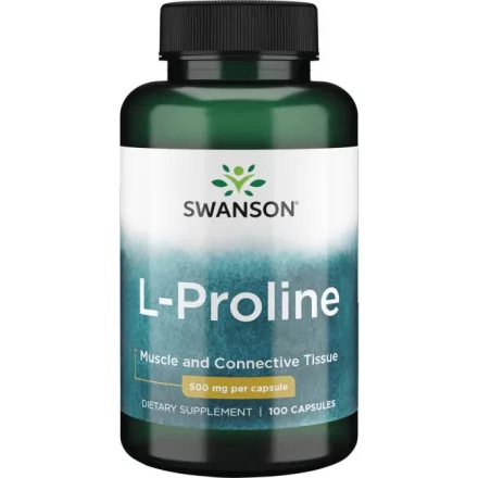 SWANSON L-prolin 500 mg / 100 kapszula
