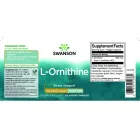SWANSON L-Ornitin 500 mg / 60 db növényi kapszula