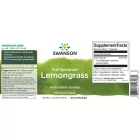 Swanson Citromfű levél 400mg 60 db kapszula