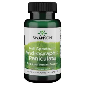 SWANSON Andrographis paniculata 400 mg / 60 db kapszula