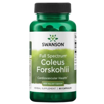 SWANSON Coleus forskohlii 400 mg / 60 db kapszula