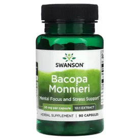 SWANSON Bacopa Monnieri 50 mg (10:1 kivonat) 90 db