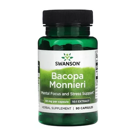 SWANSON Bacopa Monnieri 50 mg (10:1 kivonat) 90 db