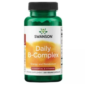  SWANSON Napi B-komplex 100 db növényi kapszula 8-féle B vitamin