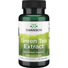 SWANSON Zöld tea kivonat 500 mg / 60 db kapszula