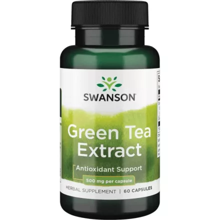 SWANSON Zöld tea kivonat 500 mg / 60 db kapszula