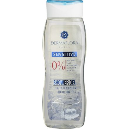 DERMAFLORA 0% TUSFÜRDŐ SENSITIVE 250 ml