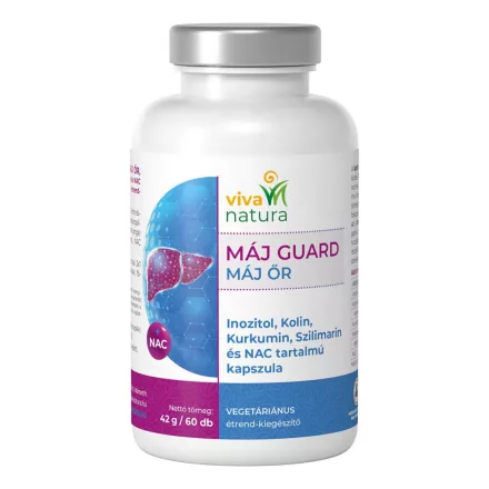 VIVA NATURA máj guard-májőr kurkuma+máriatövis kapszula 60 db