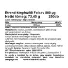 SWANSON Folsav 800µg (250 kapszula)