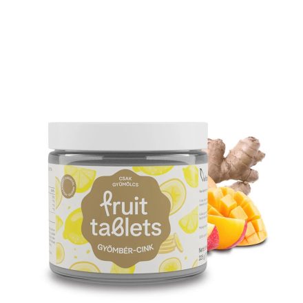 Fruit Tablets Gyömbér-Cink (130)