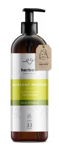 Herbow folyékony mosószer színes ruhákhoz - Zöld tea 1000ml