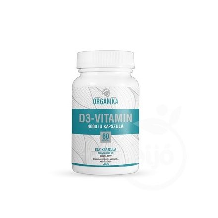 ORGANIKA D3-VITAMIN 4000 IU KAPSZULA 60 DB