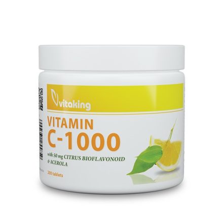 C-VITAMIN 1000 mg Bioflavonoiddal (200 db) VK