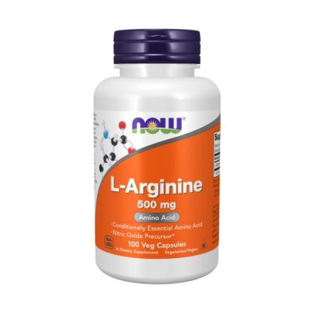 NOW L-ARGININ KAPSZULA 500MG 100 DB