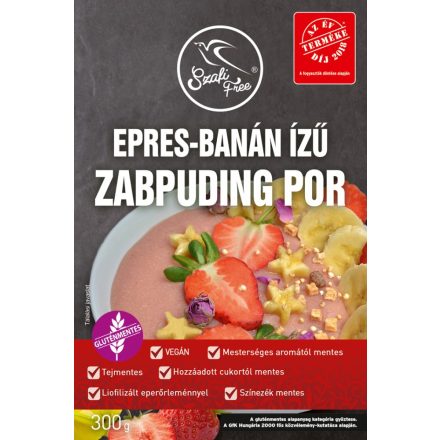 SZAFI FREE ZABPUDING POR EPER-BANÁN 300g