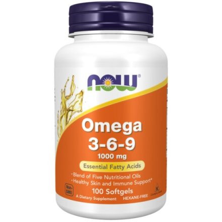 NOW OMEGA 3-6-9 KAPSZULA 100 DB