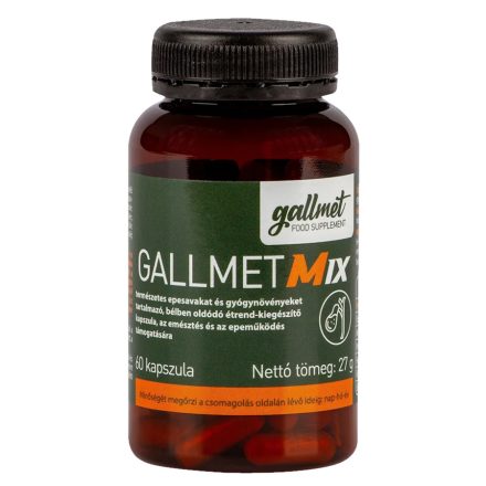 GALLMET-Mix * 60 db epesav és gyógynövény kapszula