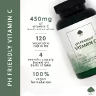 G&G pH-barát C-vitamin Formula enzimekkel és gyógynövényekkel 120 kapszula