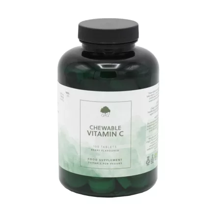 G&G C-vitamin rágótabletta málna-meggy ízű 300mg 100 tabletta