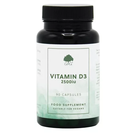 G&G D3-vitamin 2500NE K2-vitaminnal és C-vitaminnal 90 kapszula