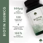 G&G Biotin (H-vitamin) 500mcg 120 kapszula