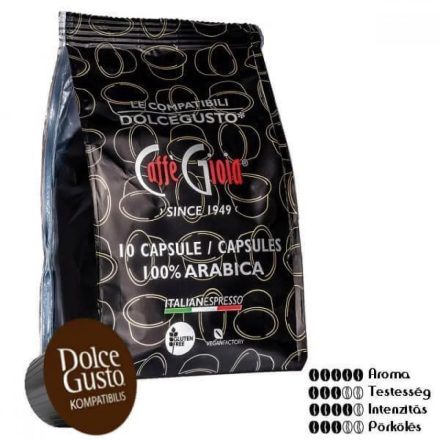 CAFFE GIOIA DOLCE GUSTO KOMPATIBILIS KAPSZULA 100% ARABICA 10 DB