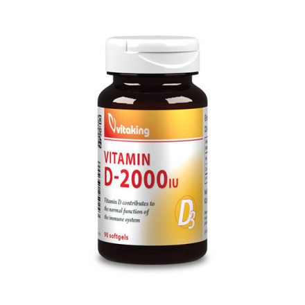 VITAKING D3-vitamin 2000NE 90 gélkapszula
