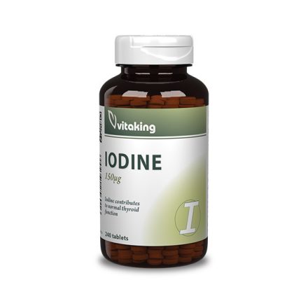 VITAKING Jód (Iodine) 150µg 240 tabletta