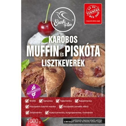 SZAFI FREE KAROBOS MUFFIN ÉS PISKÓTA LISZTKEVERÉK 1000g