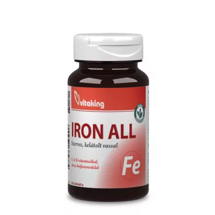VITAKING (Iron All) Szerves Vas biszglicinát komplex 60 tabletta