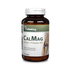 VITAKING CALMAG CITRATE PLUS D3 90 gélkapszula