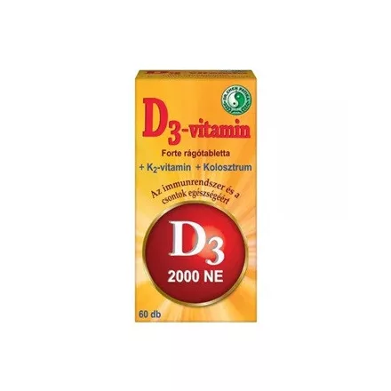 Dr. Chen d3-vitamin forte rágótabletta 60 db