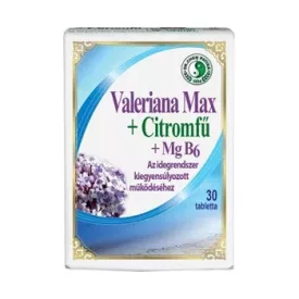 Dr. Chen valeriana max+citromfű tabletta 30 db