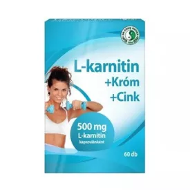 Dr. Chen l-karnitin 500, króm és cink kapszula 60 db