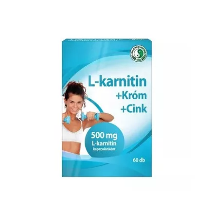 Dr. Chen l-karnitin 500, króm és cink kapszula 60 db