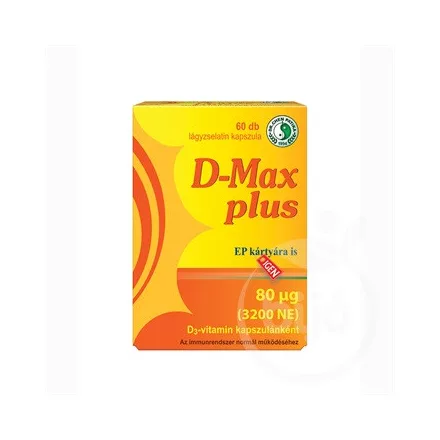 Dr. Chen d-max plus d3-vitamin 3200ne kapszula 60 db