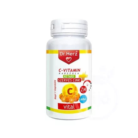 Dr. Herz c vitamin+szerves cink kapszula 60 db