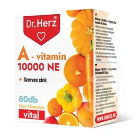 Dr. Herz a-vitamin 10000NE+szerves cink kapszula 60 db