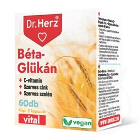   Dr. Herz béta-glükán+szerves cink, szelén+c-vitamin vegán kapszula 60 db