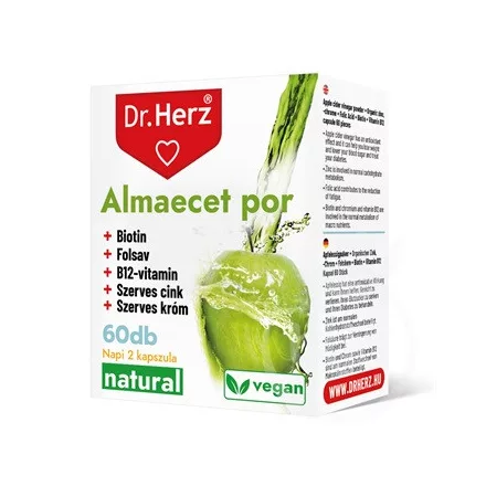 Dr. Herz almaecet por+biotin+folsav kapszula 60 db