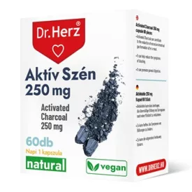Dr. Herz aktív szén 250mg kapszula 60 db
