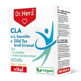 Dr. Herz cla+l-karnitin+zöld tea kivonat kapszula 60 db